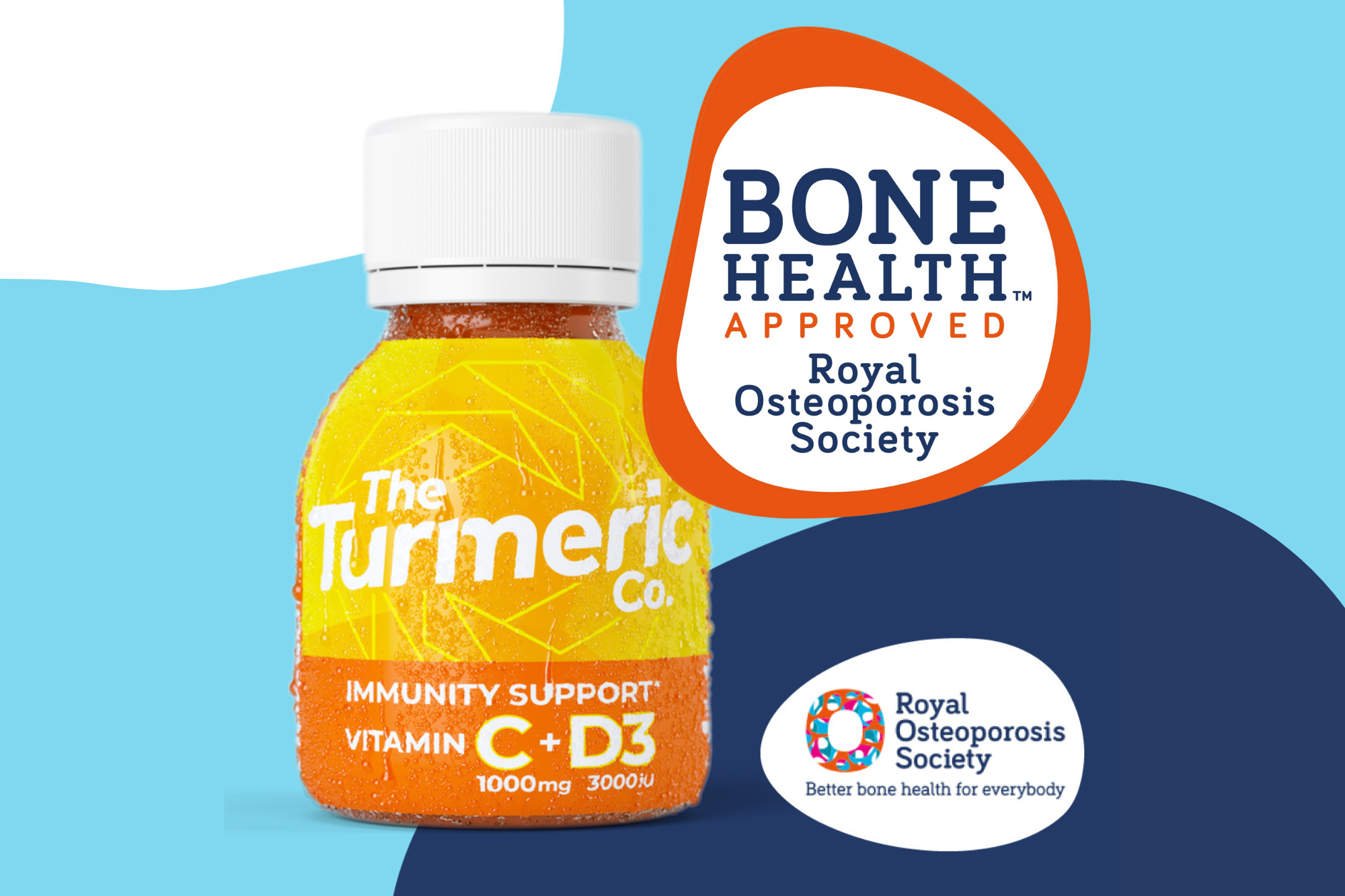 Royal Osteoporosis Society recognises The Turmeric Co. for promoting b