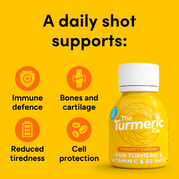 Raw Turmeric Vitamin C & D3 7-Shot Box