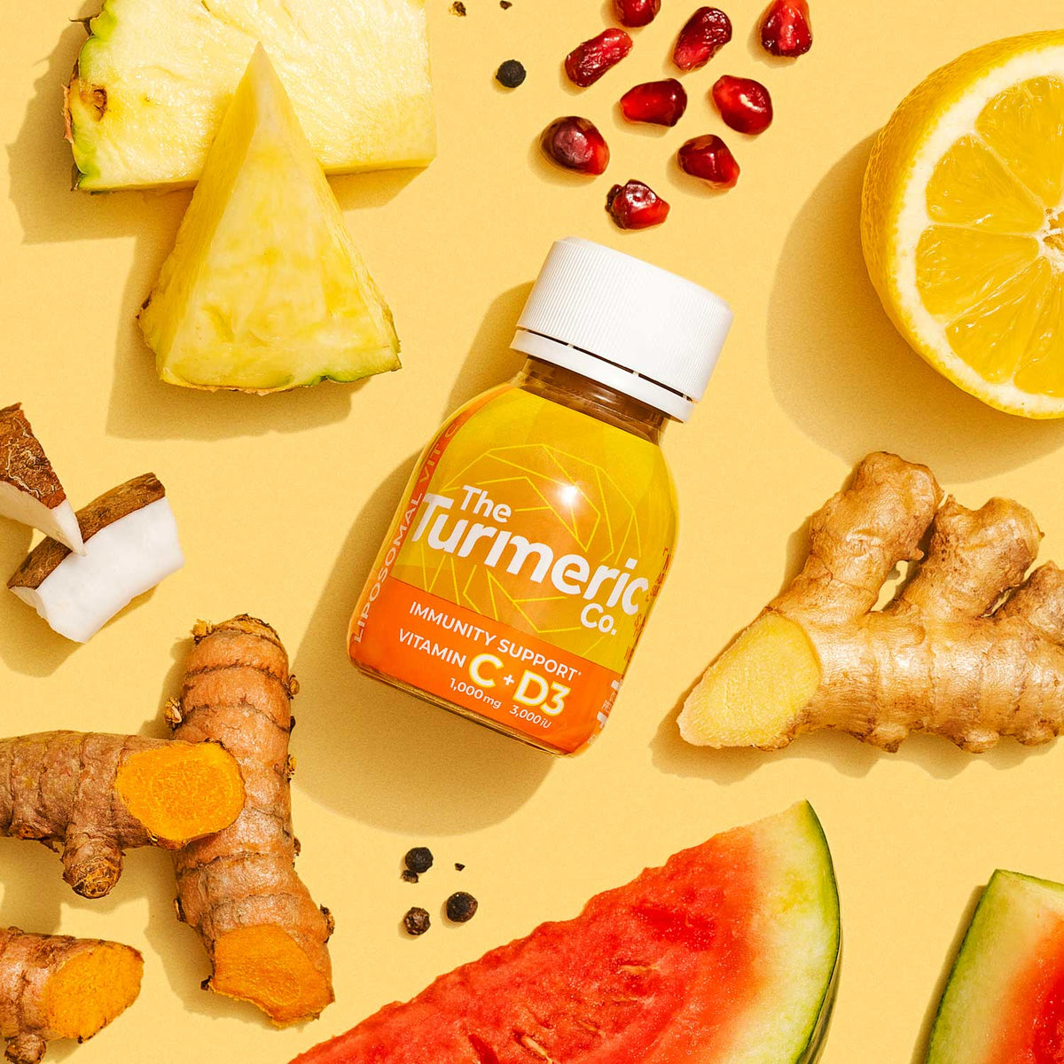 Raw Turmeric Vitamin C & D3 Shot Box