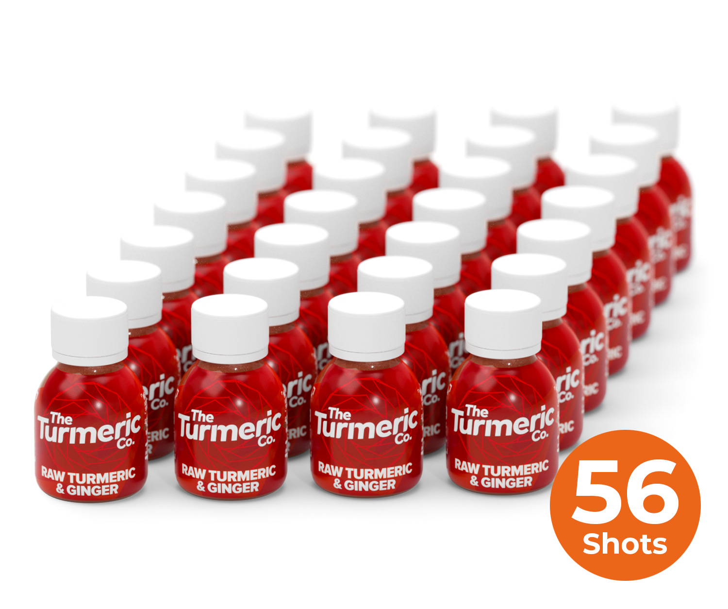 Raw Turmeric & Ginger Shot Box - 56 Shots (2 each Day)