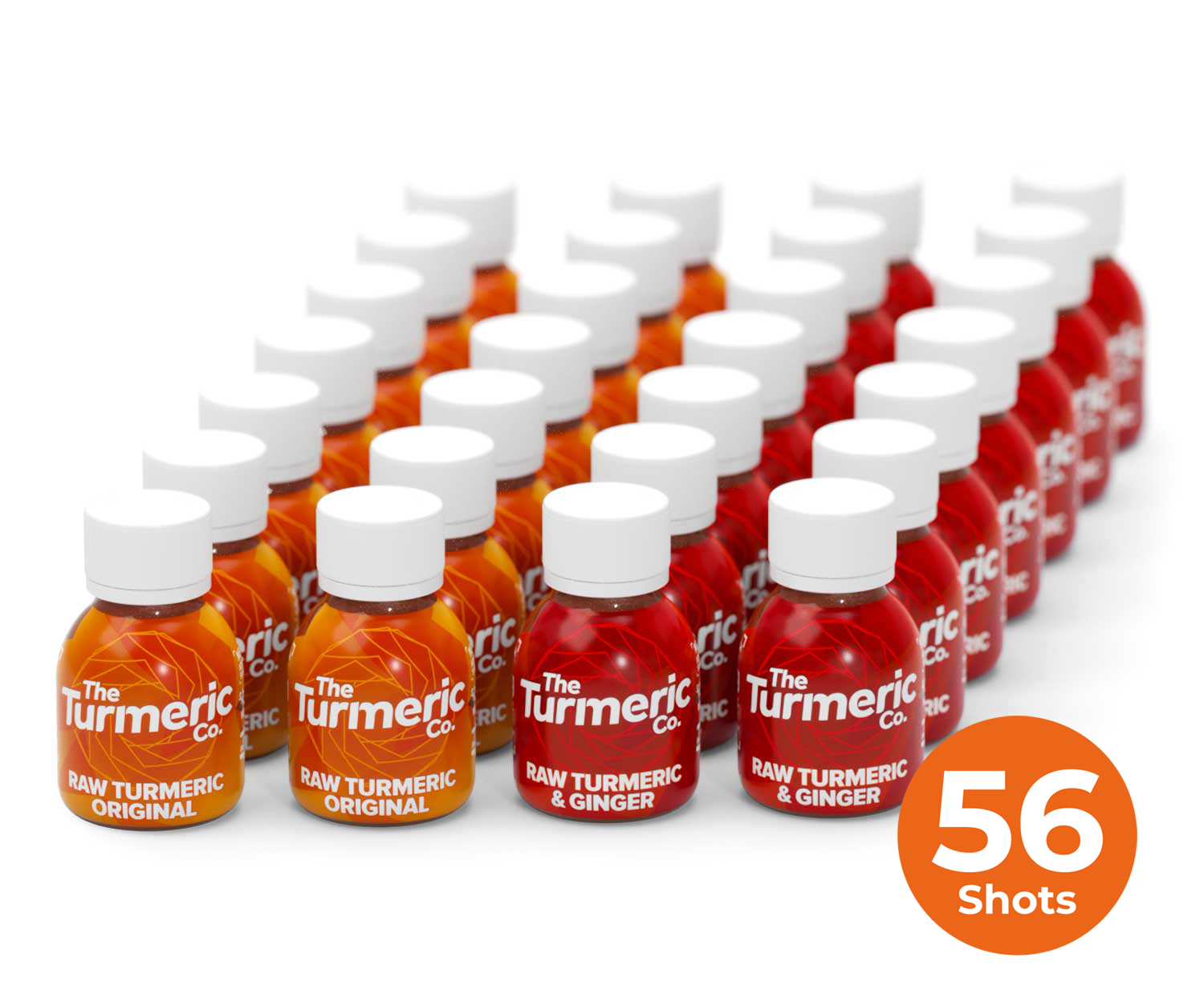 Turmeric & Ginger Everyday Recovery - 56 Shots (2 each Day)