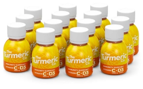 Raw Turmeric Vitamin C & D3 Shot Box